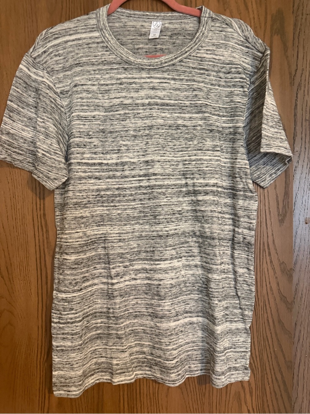 NWOT Alternative Gray Heathered Short Sleeve Crew Tee
